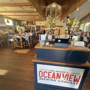 Ocean View Brewing Company - Front Entrance and Hostess Stand - New American Near Me - Ocean View, Delaware