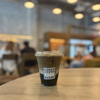 Libertino Cafe - Black Sesame Hojicha - Cafes Near Me - Miami, Florida Libertino Cafe - Black Sesame Hojicha - Cafes Near Me - Miami, Florida