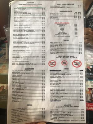Menu photo 5 Jerry’s Drive In Pensacola, FL