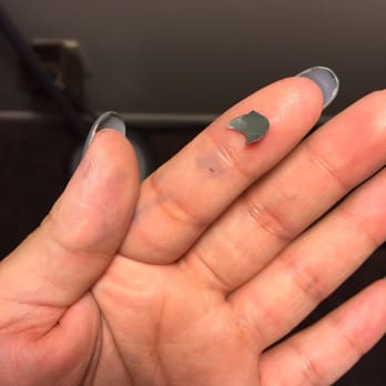 Lux Nail Bar - Part of the top layer of gel that came off when trying to get the air bubble out. - Nail Salons Near Me - Chandler, Arizona Lux Nail Bar - Part of the top layer of gel that came off when trying to get the air bubble out. - Nail Salons Near Me - Chandler, Arizona
