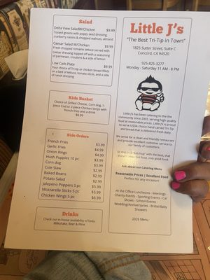 Menu photo 2 Little J's Concord Concord, CA