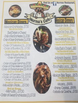 Menu photo 4 Norma's Cafe Satanta, KS