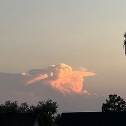 Amazing sky above Dillard's!