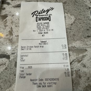 Riley's Taproom - Pizza Near Me - Selma, California Riley's Taproom - Pizza Near Me - Selma, California