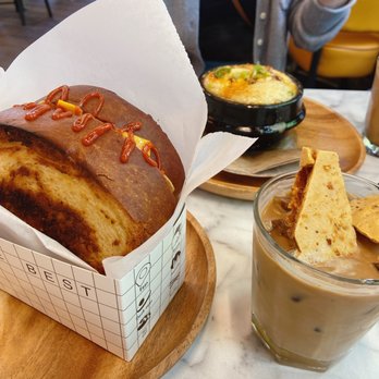 Legacy Coffee - Spam and egg sandwich Honeycomb latte Steamed egg - Coffee & Tea Near Me - Snohomish, Washington Legacy Coffee - Spam and egg sandwich Honeycomb latte Steamed egg - Coffee & Tea Near Me - Snohomish, Washington