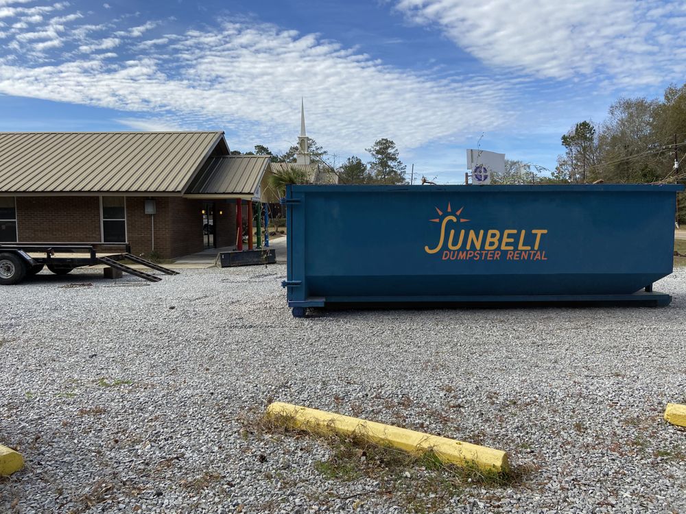 SUNBELT DUMPSTER RENTAL Opelika, Alabama Dumpster Rental Phone