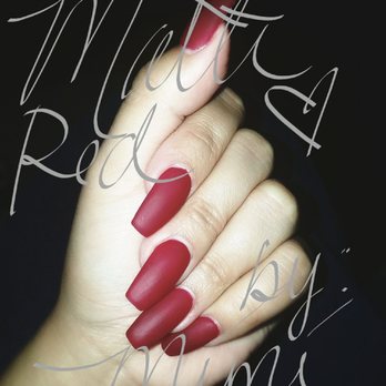 Mimi's Nail and Spa - Matte Red - Waxing Near Me - Gustine, California Mimi's Nail and Spa - Matte Red - Waxing Near Me - Gustine, California