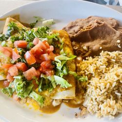 Heritage Cafe - Chicken enchiladas