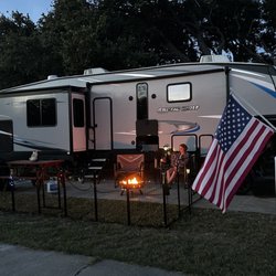 Wilderness Oaks RV Resort - Our campsite