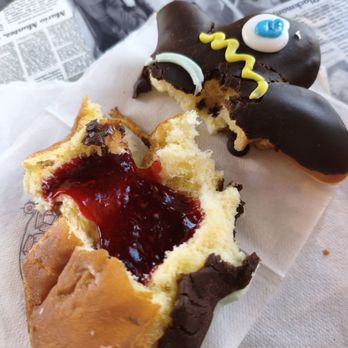 Voodoo Doughnut - Voodoo Doughnut with raspberry jam filling - Donuts Near Me - Houston, Texas