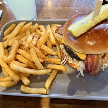 Ballast Point - Cheese burger with added bacon - Brewpubs Near Me - Anaheim, California