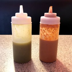 Las Gorditas - Salsas (Med Green, Hot Red)