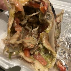 Mediterranean Bowl - Order a lamb gyro and got lamb with peppers and onions on a wrap. They are not the same thing.