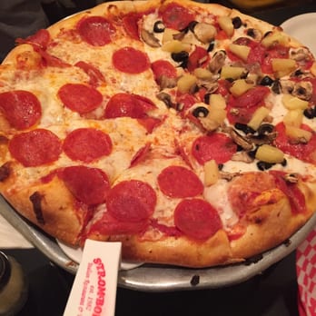 Strombolli's Pizzeria - Create your own. Halved it. - Pizza Near Me - Page, Arizona Strombolli's Pizzeria - Create your own. Halved it. - Pizza Near Me - Page, Arizona