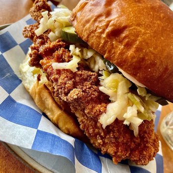 Belfare - Classic chicken sandwhich up close and personal. - Food Stands Near Me - Petaluma, California
