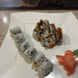 Lunch special California roll and shrimp tempura