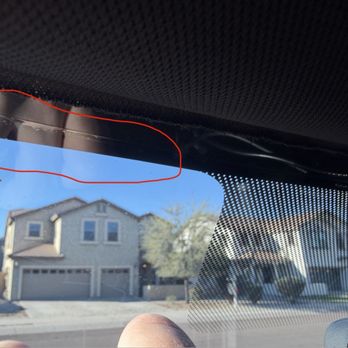 Rising Sun Window Services - More bibing and lifting on front windshield - Car Window Tinting Near Me - Phoenix, Arizona Rising Sun Window Services - More bibing and lifting on front windshield - Car Window Tinting Near Me - Phoenix, Arizona