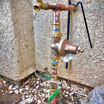 Mancia's Plumbing - Mancia's Plumbing removed and replaced main water shut off valve, pressure regulator and hosebib on the outside of a residence - Plumbing Near Me Mancia's Plumbing - Mancia's Plumbing removed and replaced main water shut off valve, pressure regulator and hosebib on the outside of a residence - Plumbing Near Me
