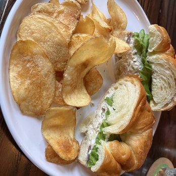 Almost Home Restaurant & Bar - Chicken salad sandwich on a croissant - American Near Me - Greencastle, Indiana
