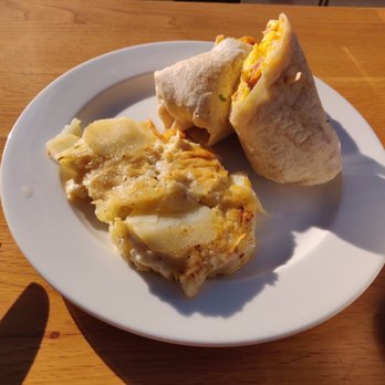 The Peach Cafe - Breakfast burrito - New American Near Me - Monrovia, California The Peach Cafe - Breakfast burrito - New American Near Me - Monrovia, California