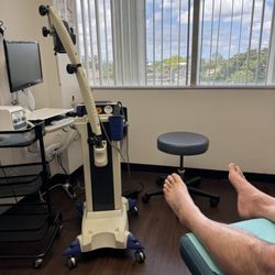 A Step Above Foot Care - Laser foot treatment for the hubby