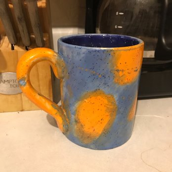 All Fired Up - A mug created here. - Paint-Your-Own Pottery Near Me - Las Vegas, Nevada