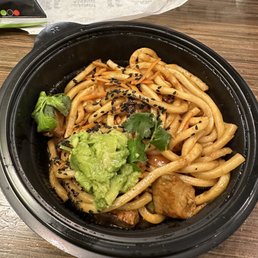 Japanese Pan Noodle with Chicken - 37 Grams of Protein, 460 Calories.