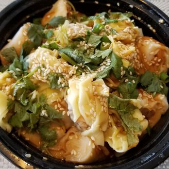 Bo’s Kitchen - Steamed rice noodles with won ton. I requested to add cilantro. Really good! - Chicken Wings Near Me - Honolulu, Hawaii Bo’s Kitchen - Steamed rice noodles with won ton. I requested to add cilantro. Really good! - Chicken Wings Near Me - Honolulu, Hawaii