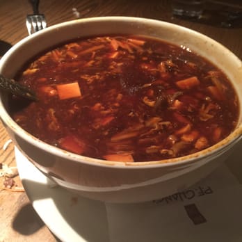 P.F. Chang's - big bowl of hot and sour soup - Chinese Near Me - Glen Mills, Pennsylvania