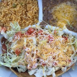 Taco and enchilada combo Taco and enchilada combo