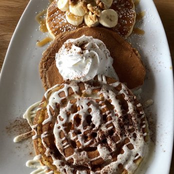 Broken Yolk Cafe - Fall Pancake Flight - Breakfast & Brunch Near Me - Costa Mesa, California