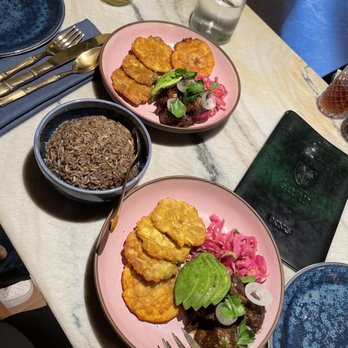 kann - Griot appetizer & diri djon djon side - Caribbean Near Me - Portland, Oregon