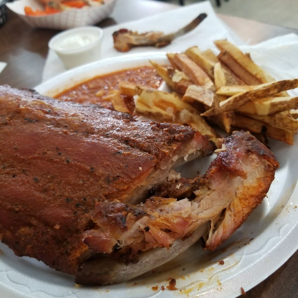 Dry and hard ribs.
