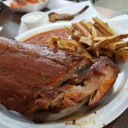 Dry and hard ribs.