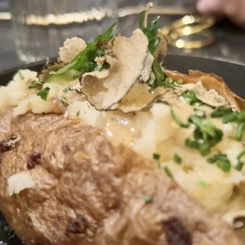Pretty to Think So - Truffle twice baked potato - New American Near Me - Rhinebeck, New York Pretty to Think So - Truffle twice baked potato - New American Near Me - Rhinebeck, New York