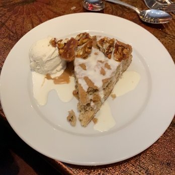 Barcelona - Apple Walnut Cake with Vanilla Bean Ice Cream - Spanish Near Me - Columbus, Ohio Barcelona - Apple Walnut Cake with Vanilla Bean Ice Cream - Spanish Near Me - Columbus, Ohio