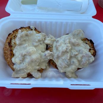 Morsel - Chive biscuits with rosemary chicken and gravy - Coffee & Tea Near Me - Seattle, Washington Morsel - Chive biscuits with rosemary chicken and gravy - Coffee & Tea Near Me - Seattle, Washington