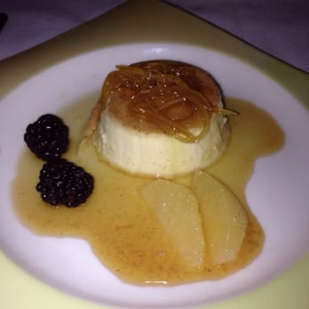 Paella - Flan with Hint of Citrus & Fresh Blackberries - Spanish Near Me - Norwalk, Connecticut