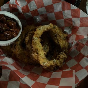Crossfire Steakhouse & Cantina - Onion ring appetizer. - American Near Me - Hamilton, Texas Crossfire Steakhouse & Cantina - Onion ring appetizer. - American Near Me - Hamilton, Texas