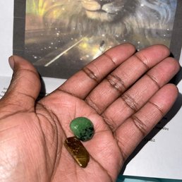 Tigers Eye and Ruby Zoisite Stones Tigers Eye and Ruby Zoisite Stones
