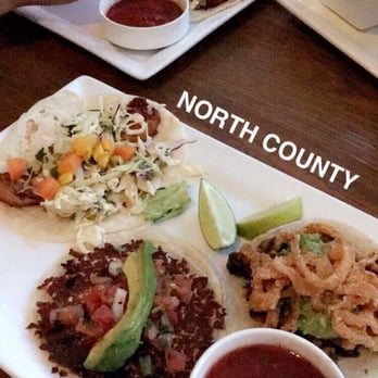 North County - Left to right: beer-battered fish, queso a la plancha (3.5), grilled veggies (3.5) - Mexican Near Me - Denver, Colorado North County - Left to right: beer-battered fish, queso a la plancha (3.5), grilled veggies (3.5) - Mexican Near Me - Denver, Colorado