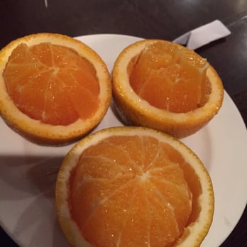 Maguro - Complimentary oranges for dessert - Sushi Bars Near Me - New York, New York Maguro - Complimentary oranges for dessert - Sushi Bars Near Me - New York, New York