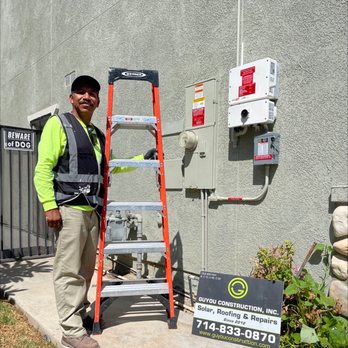 Guyou Roofing and Solar - Service technician John Morfin, did an awesome job, final inspection pass because of a job well done I recommend this company - Solar Installation Near Me - Riverside, California
