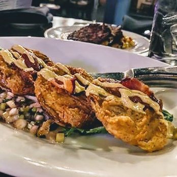 Jeffrey's - The Fried Green Tomatoes were BOMB - Steakhouses Near Me - Mooresville, North Carolina