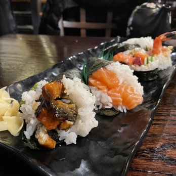 Amakara-Japan - a long rectangular plate of sushi - Japanese Near Me - St Catharines, Ontario Amakara-Japan - a long rectangular plate of sushi - Japanese Near Me - St Catharines, Ontario