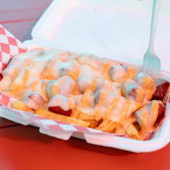 La Chula - a container of fries - Food Trucks Near Me - Raleigh, North Carolina