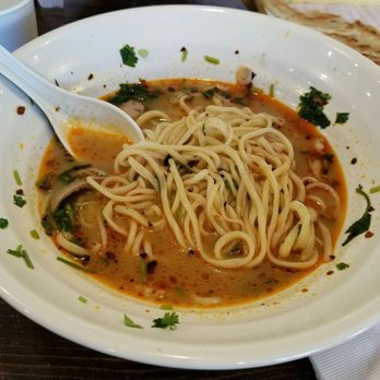 Noodle St - After 10 tsp of chili oil - still bland - Noodles Near Me - Fullerton, California Noodle St - After 10 tsp of chili oil - still bland - Noodles Near Me - Fullerton, California