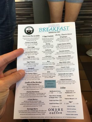 Menu photo 7 Bisbee Breakfast Club Tucson, AZ Menu photo 7 Bisbee Breakfast Club Tucson, AZ