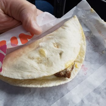 Dunkin' - 1.1.21 Turkey sausage wake up wrap - Coffee & Tea Near Me - Plymouth, Connecticut Dunkin' - 1.1.21 Turkey sausage wake up wrap - Coffee & Tea Near Me - Plymouth, Connecticut