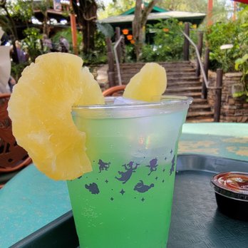 Flame Tree Barbecue - Earidescent drink - Barbeque Near Me - Lake Buena Vista, Florida